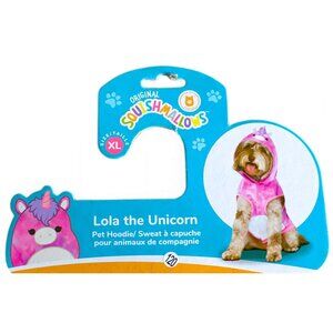 SQUISHMALLOWS Lola the Unicorn Purple Pink Dog Full Body Costume Size XL NEW